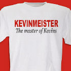Personalized Master T-shirt